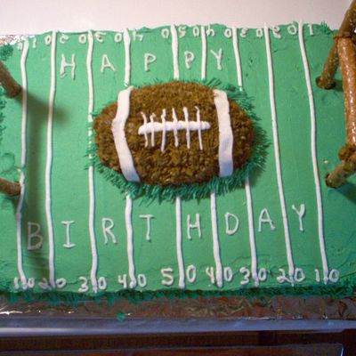 Football Birthday Cake