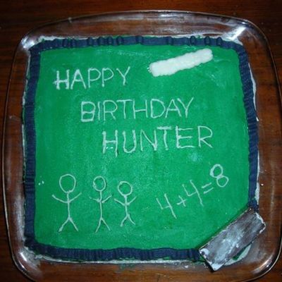 Birthday Cake Chalk Board
