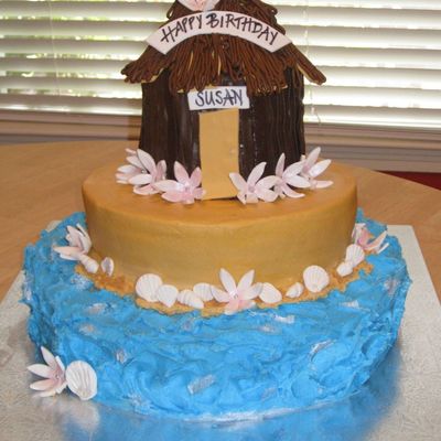 Hawaiian Birthday Cake