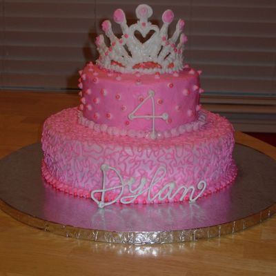 Princess Birthday Cake With Tiara