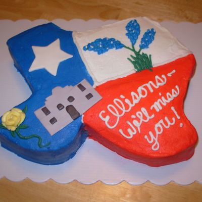 Going Away Texas Cake