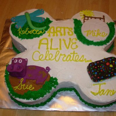 Arts Alive Celebration Cake