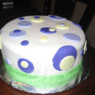My First Fondant Cake! I'm Hooked