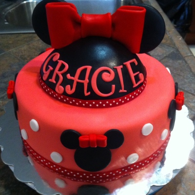 Minnie Mouse 4Th Birthday Cake