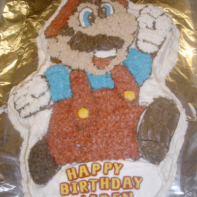 Super Mario Character Cake