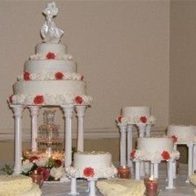 Fountain Wedding Cake