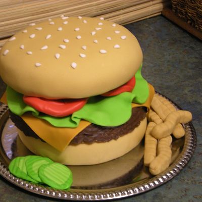 Cheeseburger Cake