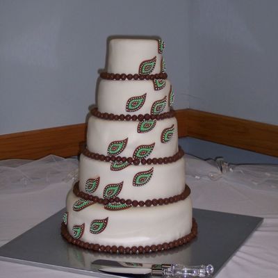 Paisley Wedding Cake
