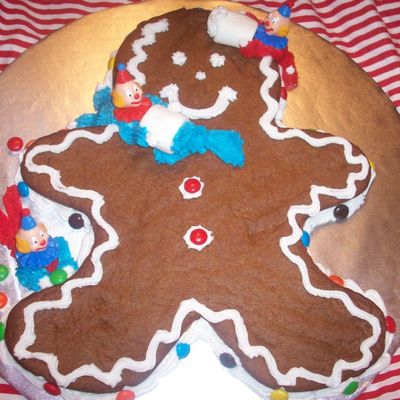 Giant Gingerbread Man Cookie