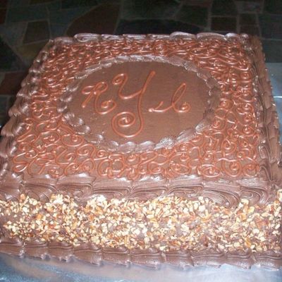 Monogram Cake