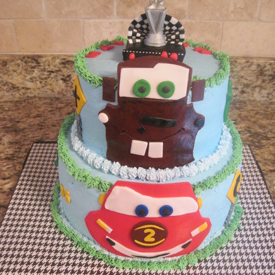 Cars , Tow Mater, Lightning Mcqueen