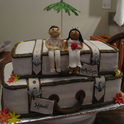 Suitcase Cake