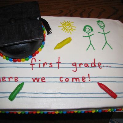 Kindergarten Graduation Cake