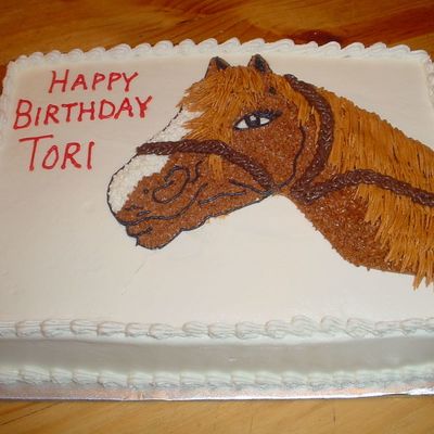 Horse Sheet Cake