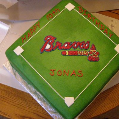 Braves Cake