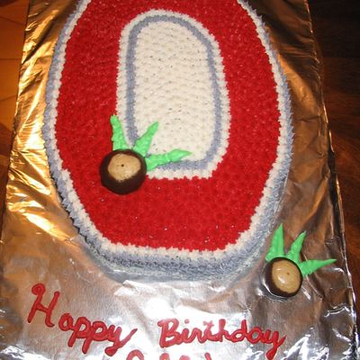 Ohio State Cake