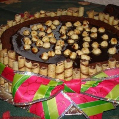 Nutella & Pirouline Cake
