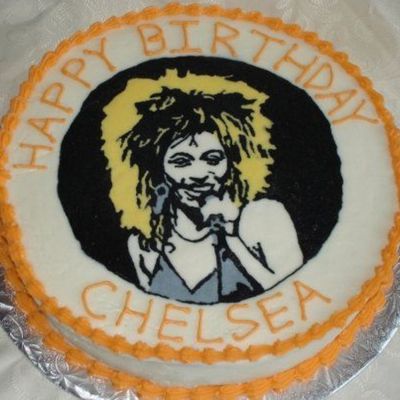 Tina Turner Birthday Cake