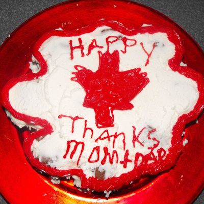Canada Day Cupcake Cake