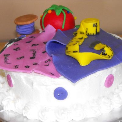 Sewing Birthday Cake