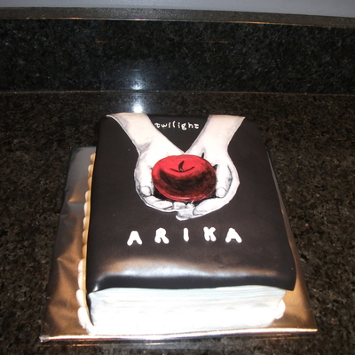 Twilight Book Cake