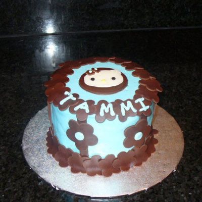 Blue & Brown Hello Kitty