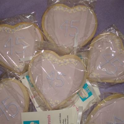 45 Anniversary Cookies