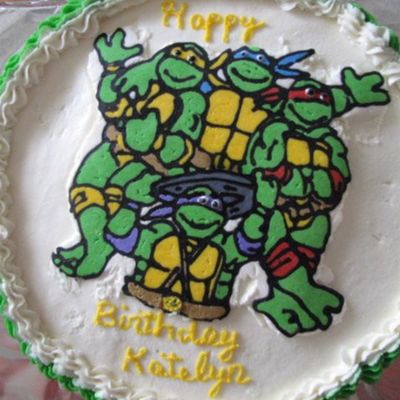Tmnt Cake For My Neice