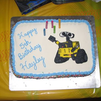 Wall-E Birthday Cake