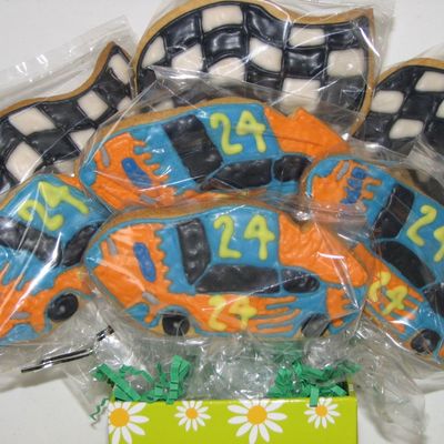 Nascar Cookie Bouquet