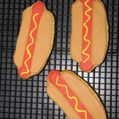 Hot Dog Cookies