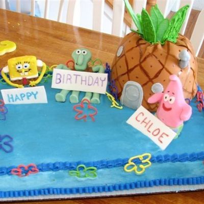 Spongebob Birthday Cake