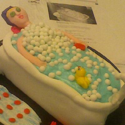 Bath Tub Cake