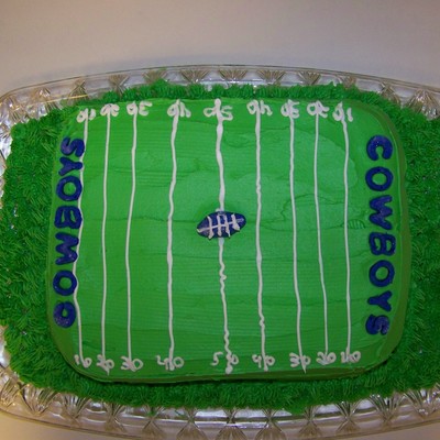Cowboys Football Cake