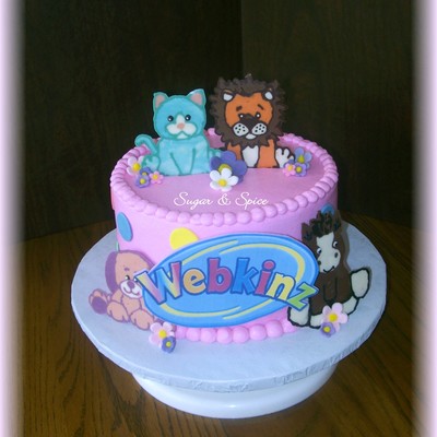 Claire's Webkinz Cake