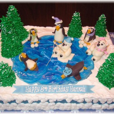 Penguin And Polar Bear Birthday