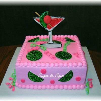 Cosmopolitan Cake