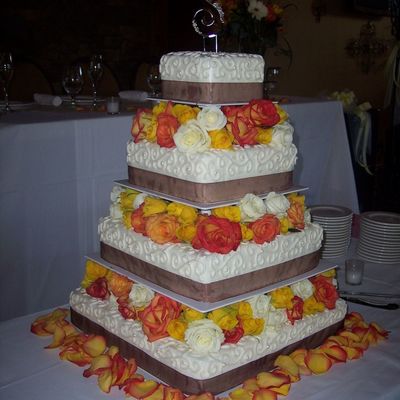 Scrollwork With Flowers