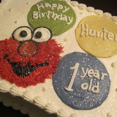 Elmo Birthday Cake