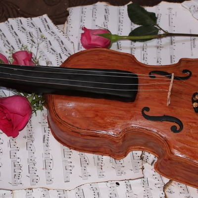 Lillianna Violin Cake