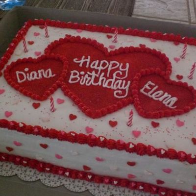 February Birthday Cake