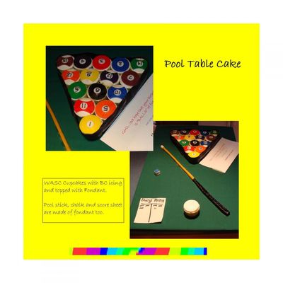 Pool Table Cake