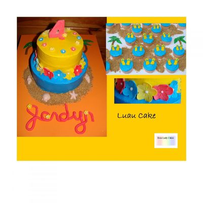 Luau Cake