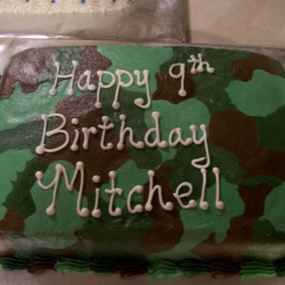Camouflage Birthday