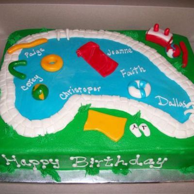 Swimming Pool Birthday