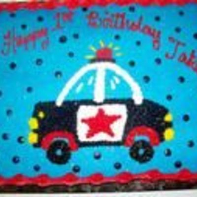 1 St Birthday Cop Car