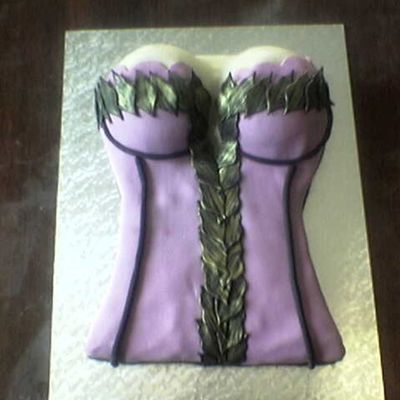 Pink & Black Corset