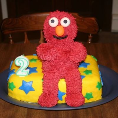 Elmo Birthday Cake