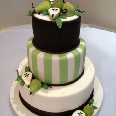 Pears/apple Green-Dark Choc. Brown