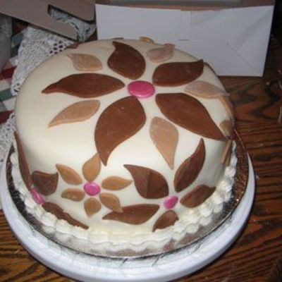 Brown Flowers For Her Birthday